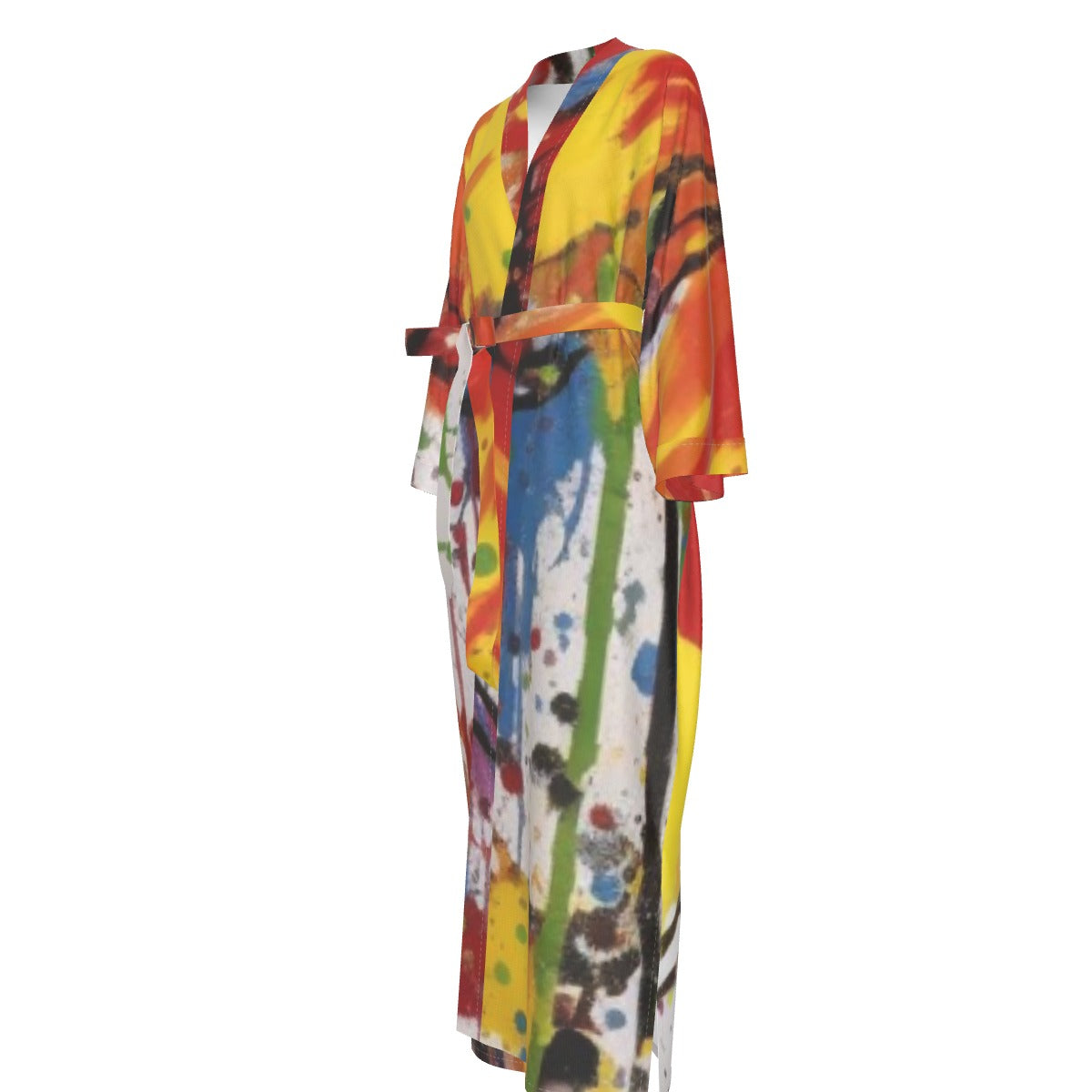 Women's Satin Kimono Long Robe