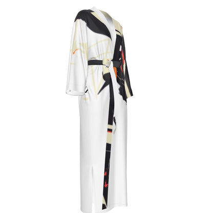 Women's Satin Kimono Long Robe