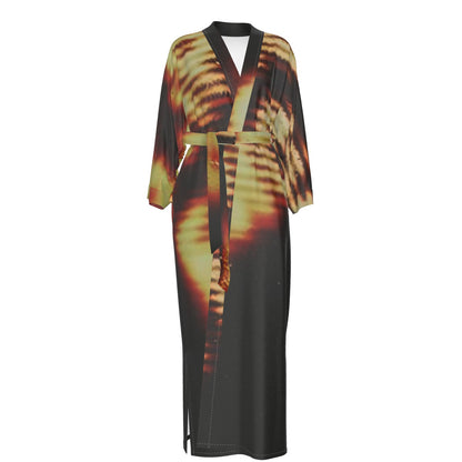 Women's Satin Kimono Long Robe